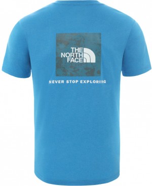 The North Face M Reaxion Red Box Tee Clear Lake Blue Heather galéria