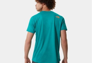 The North Face M Reaxion Easy Tee Fanfare Green Heather galéria