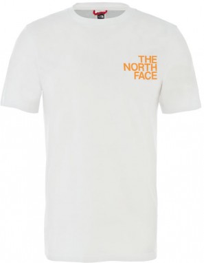 The North Face M Ss Graphic Flow 1 - Eu Tnfwht/Flameorg/Flameorng galéria