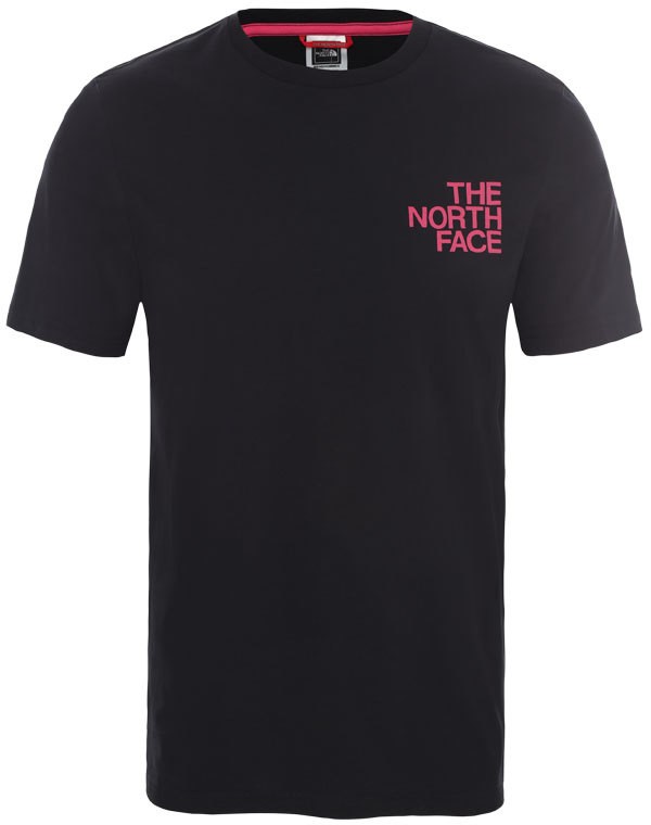 The North Face M Ss Graphic Flow 1 - Eu Tnf Blk/Mr. Pink/Mr. Pink