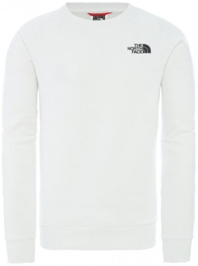 The North Face M Raglan Redbox Crew - Eu Tnf White/Flame Orange galéria