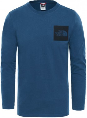 The North Face M L/S Fine Tee - Eu Blue Wing Teal galéria