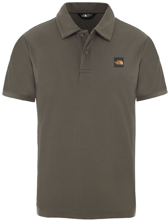 The North Face M Ice Fine S/S Polo New Taupe Green