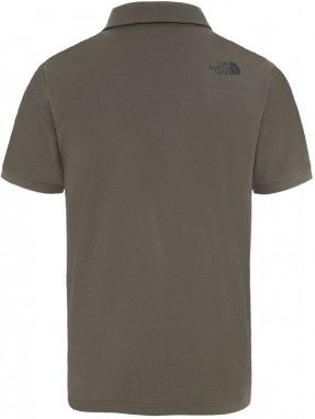 The North Face M Ice Fine S/S Polo New Taupe Green galéria