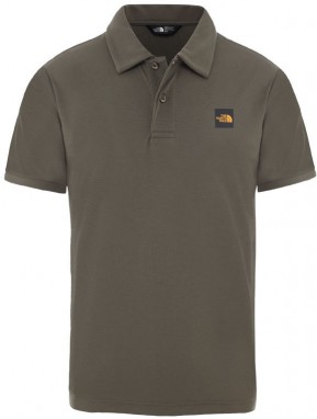 The North Face M Ice Fine S/S Polo New Taupe Green galéria