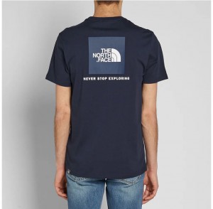 The North Face M S/S Redbox Tee  - Eu Urban Navy/Tnf White galéria