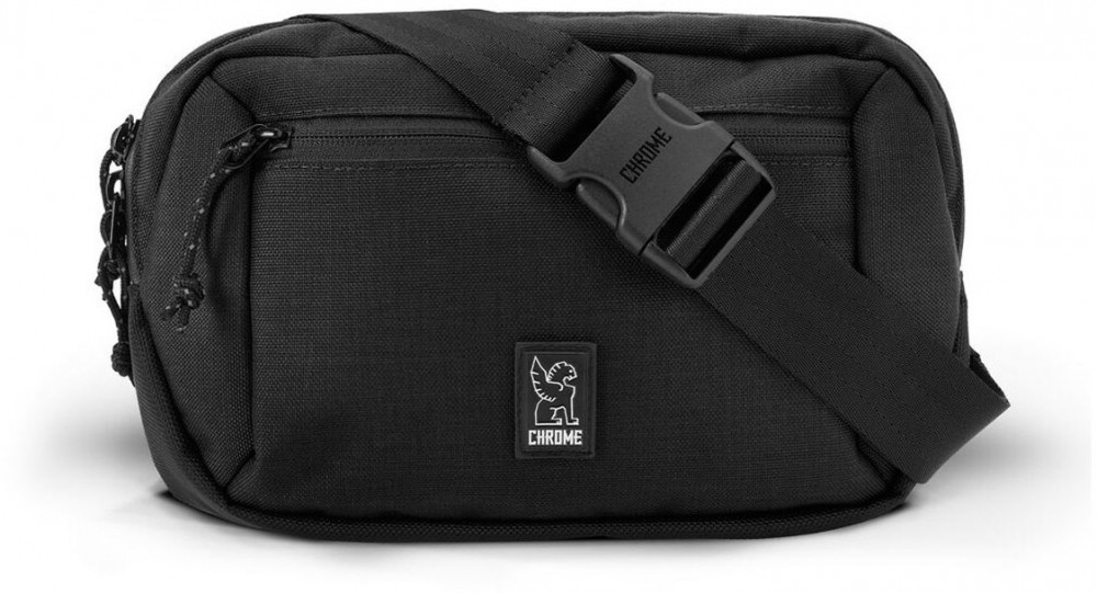 Chrome Ziptop Waistpack Black