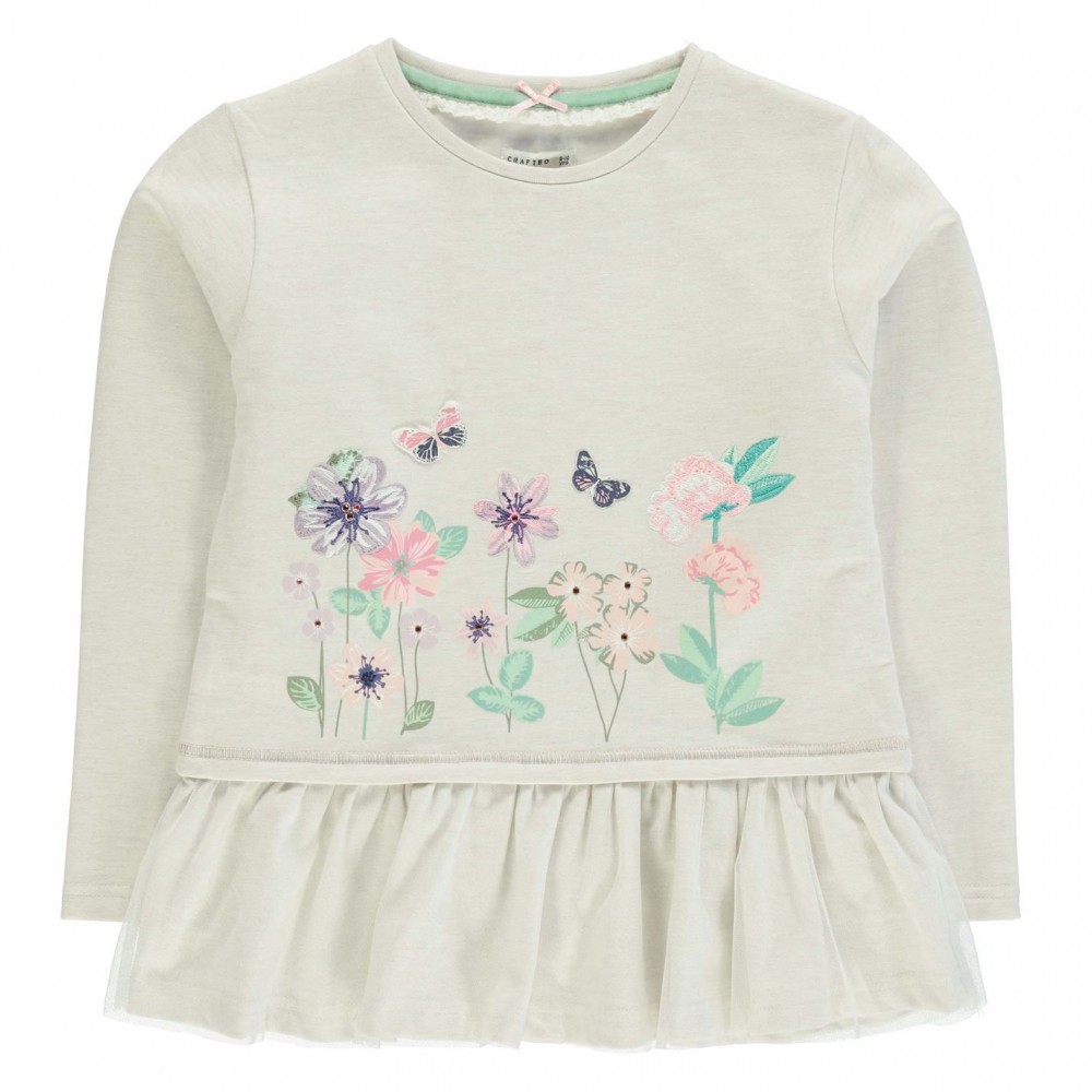 Crafted Essentials Long Sleeve Top Child Girls