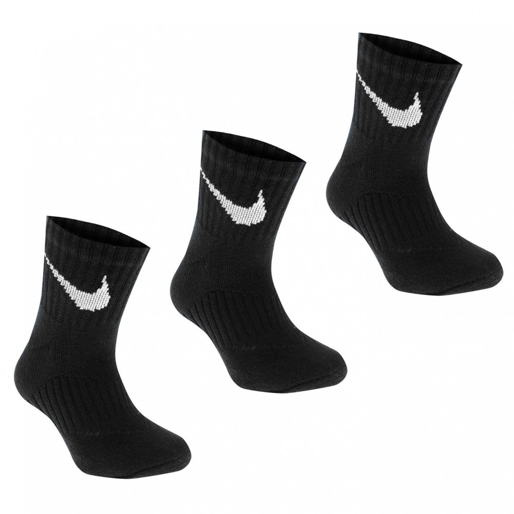 Nike Swoosh Quarter Socks Pack of 3 Childrens