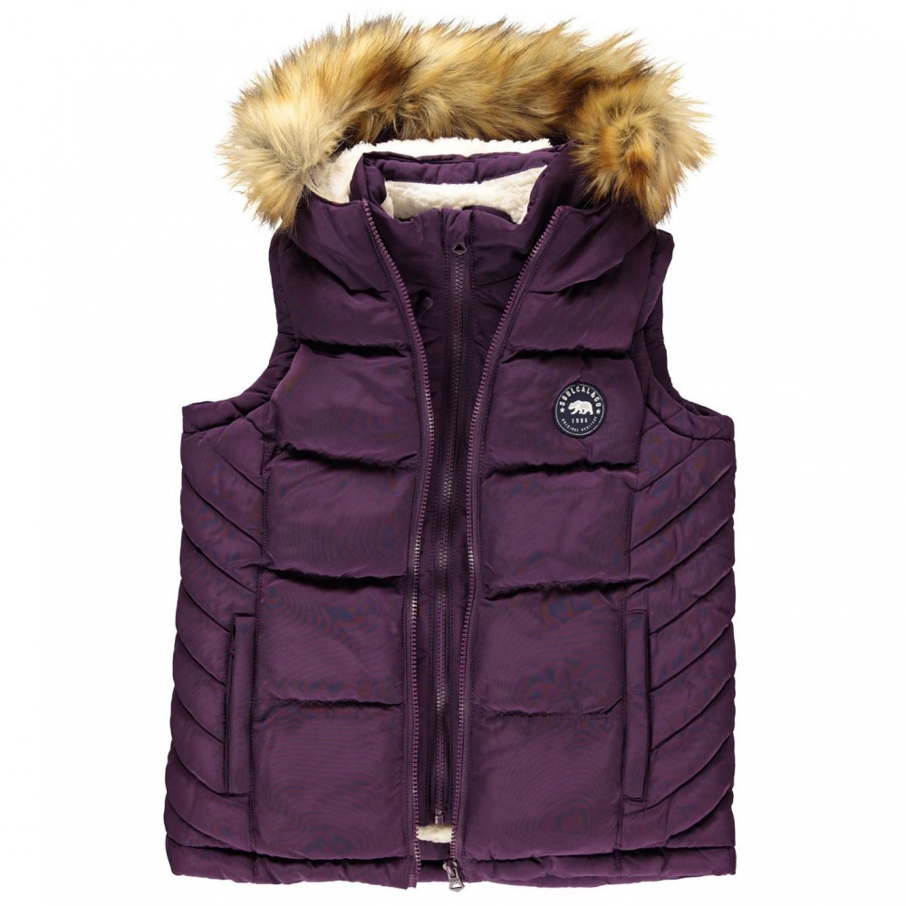 SoulCal Quilted Fleece Gilet Childrens