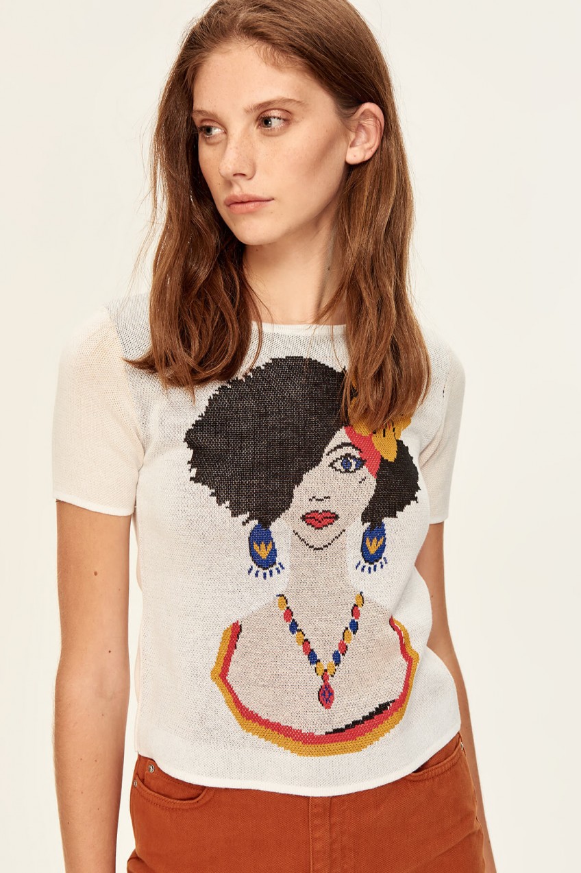 Trendyol Ellie Sweater Ecru De