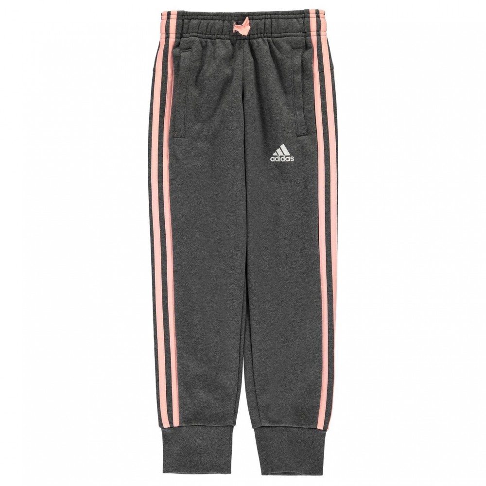 Adidas Essential 3 Stripe Jogging Pants Junior Girls