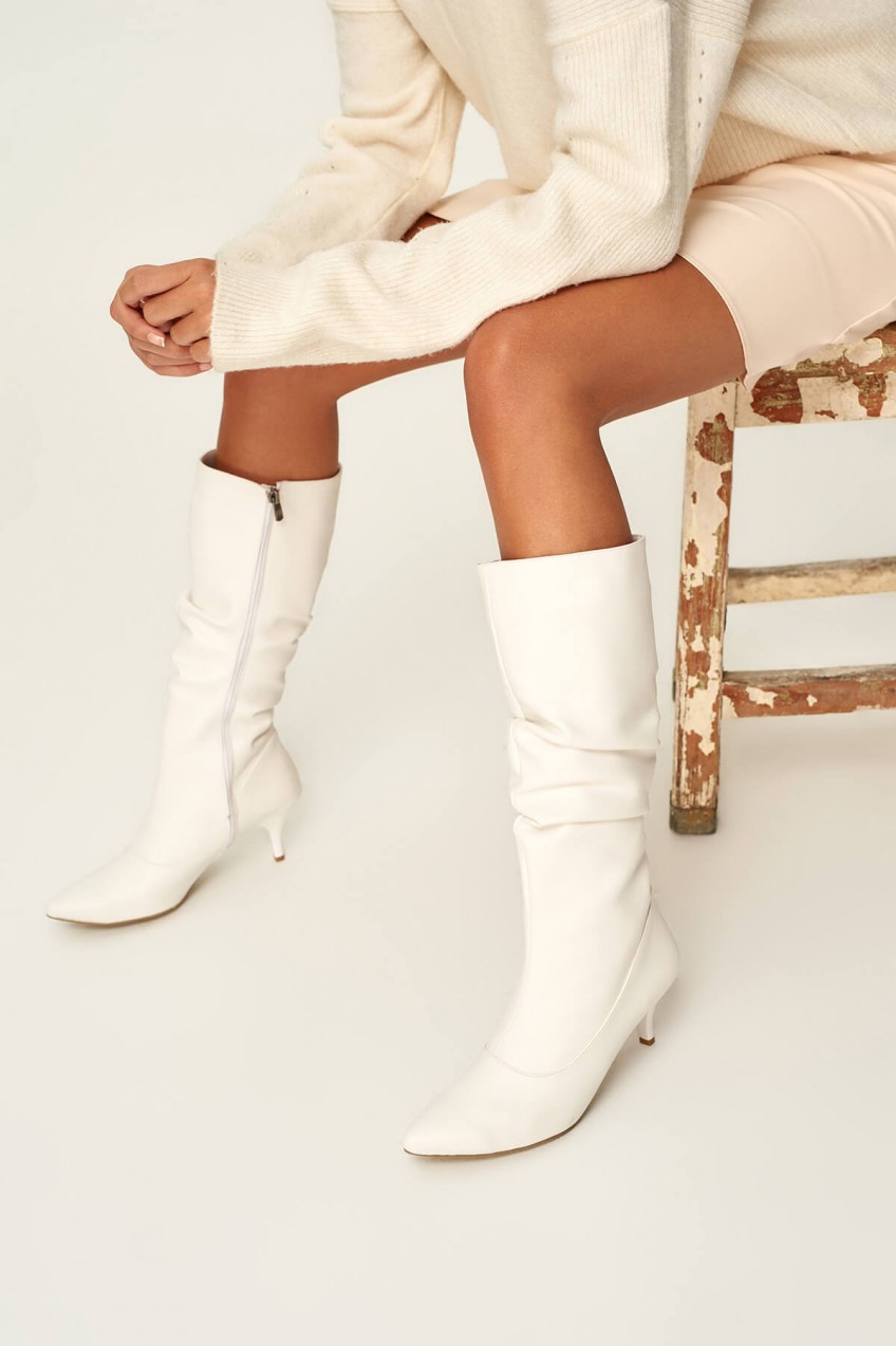 Trendyol Woman In White Boots