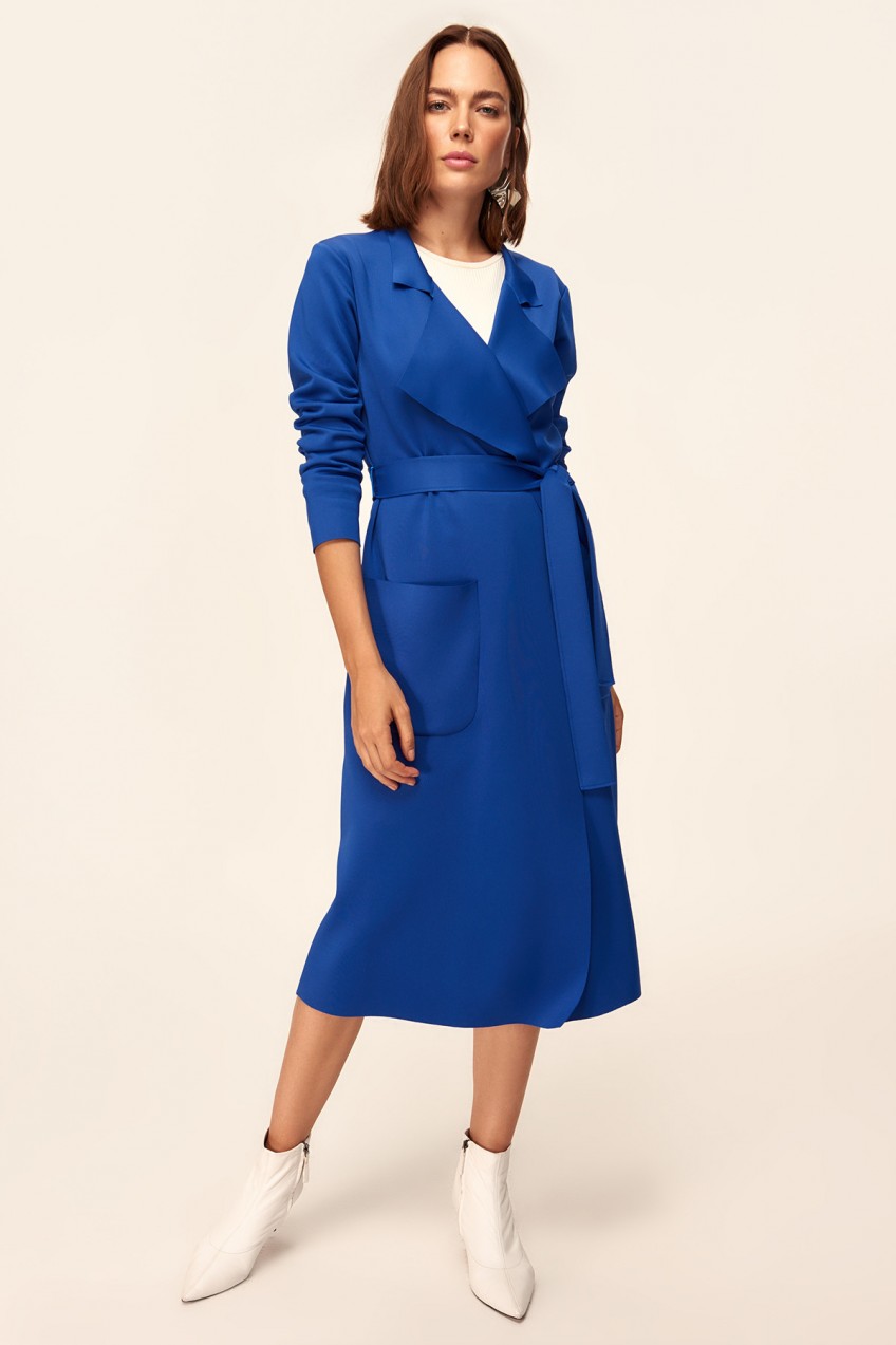 Trendyol Saks Binding Detailed Knit Jacket