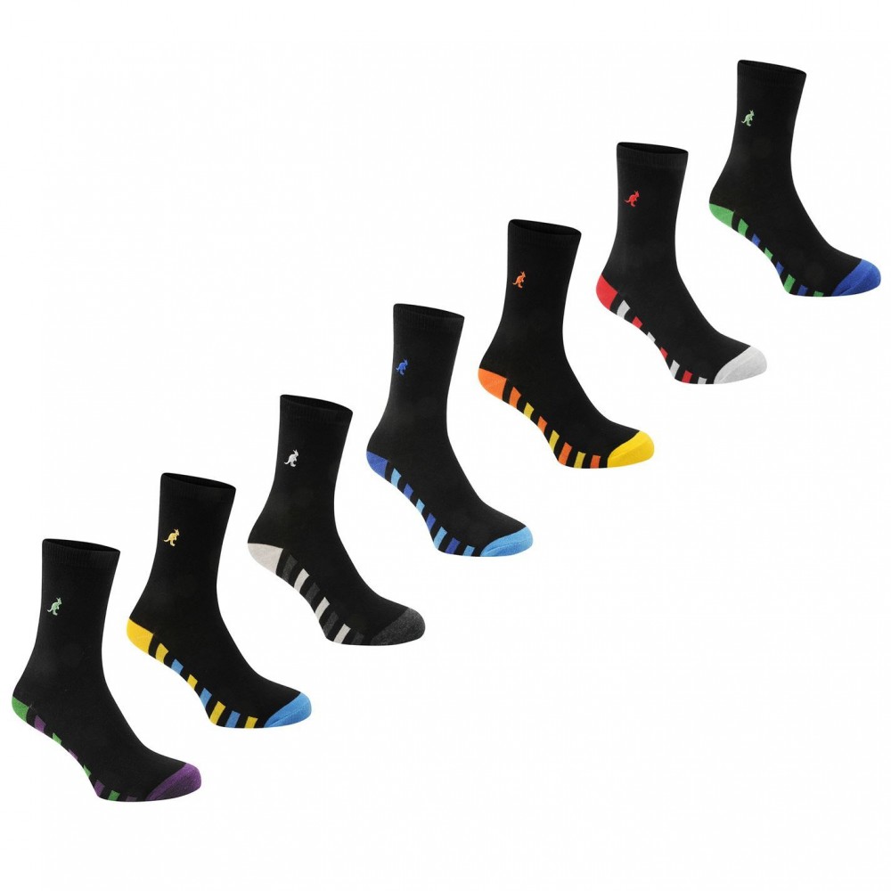 Kangol Formal Sock 7 pack Junior Boys