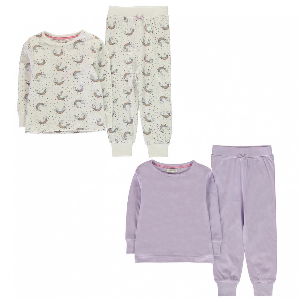 Crafted Essentials 2 Pack Design Pyjamas Infants