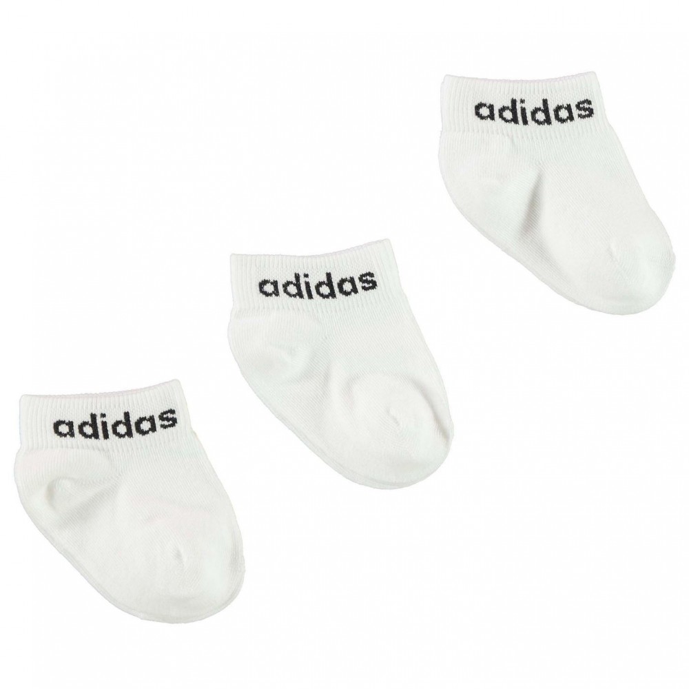 Adidas 3 Pack Ankle Socks Infants