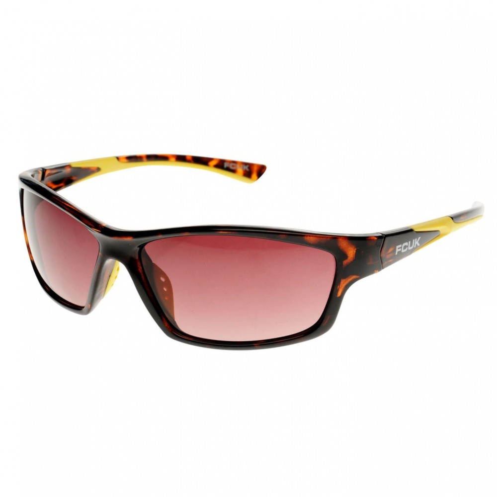 French Connection Plastic Wrap Around Sunglasses Mens