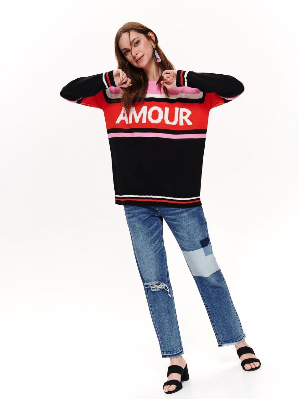 Top Secret LADY'S SWEATER LONG SLEEVE