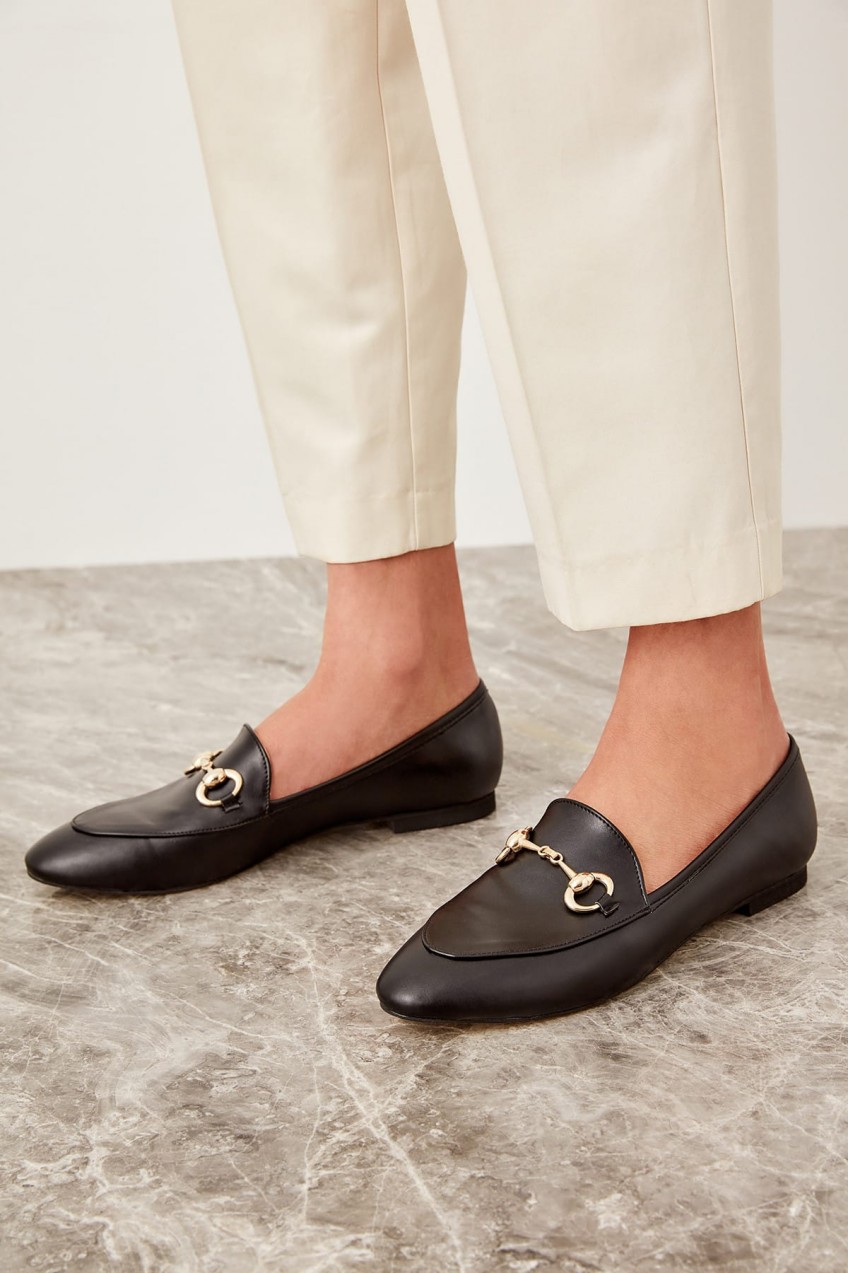 Trendyol Black Women Loafer Shoes