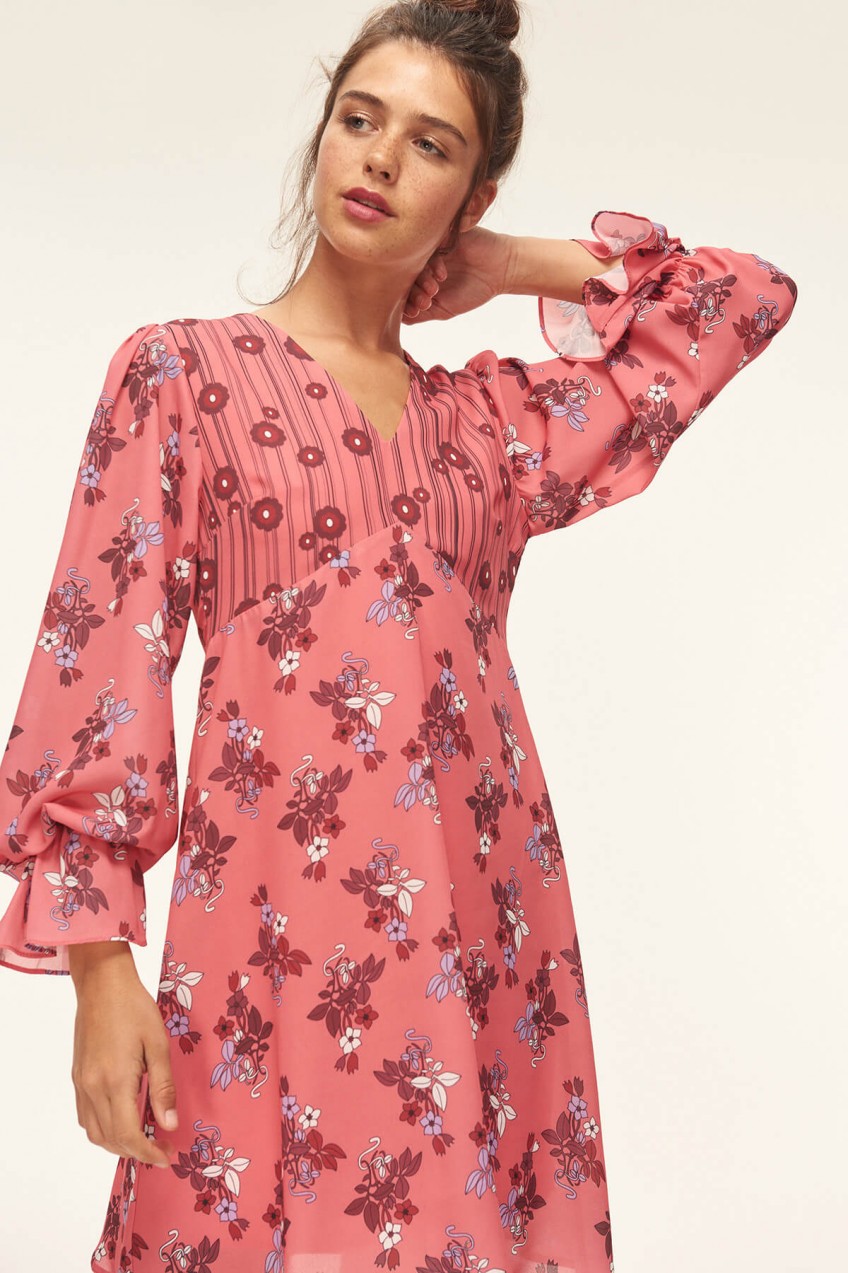Trendyol Rose-Patterned Dress