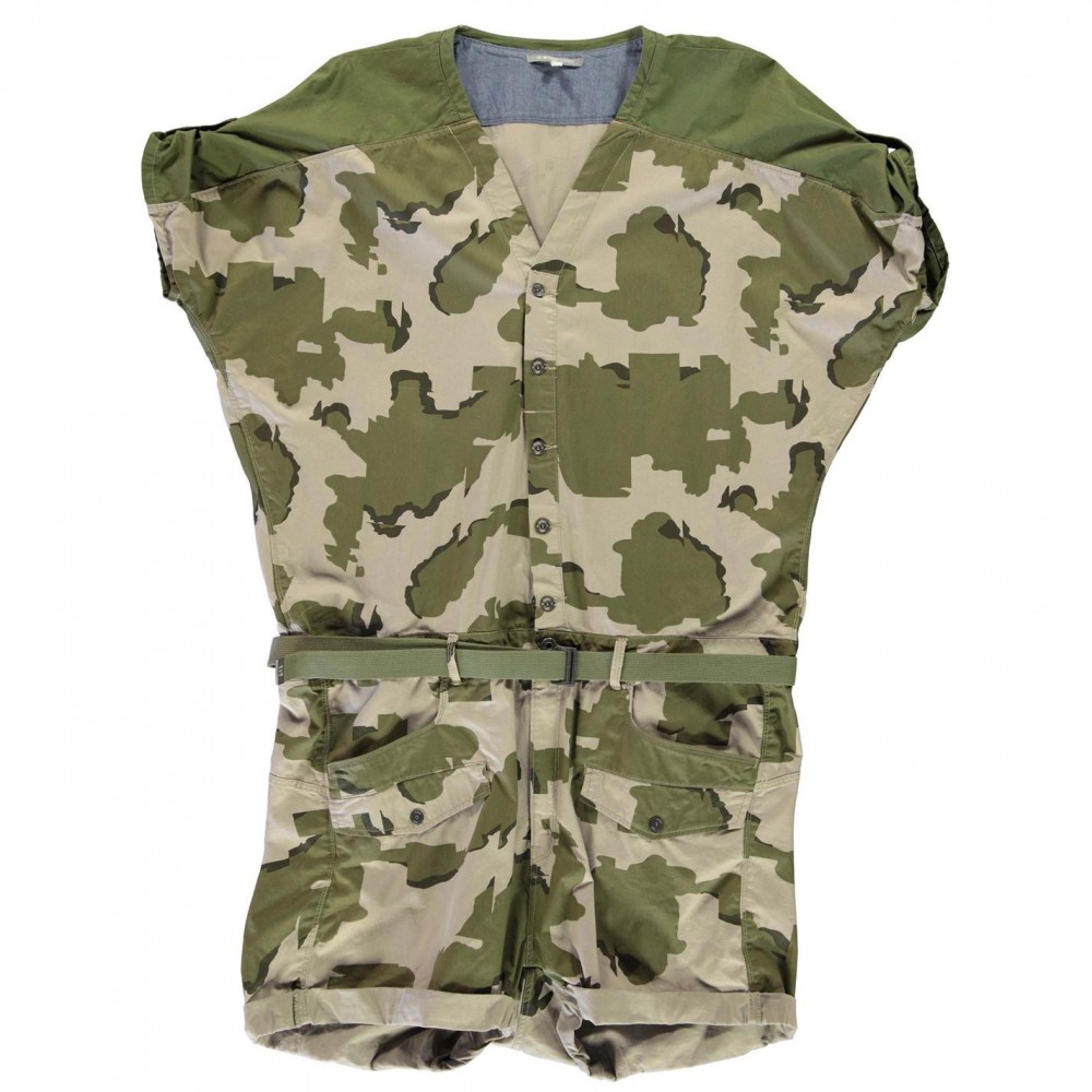 G Star Raw Lorin Camouflage Short Playsuit