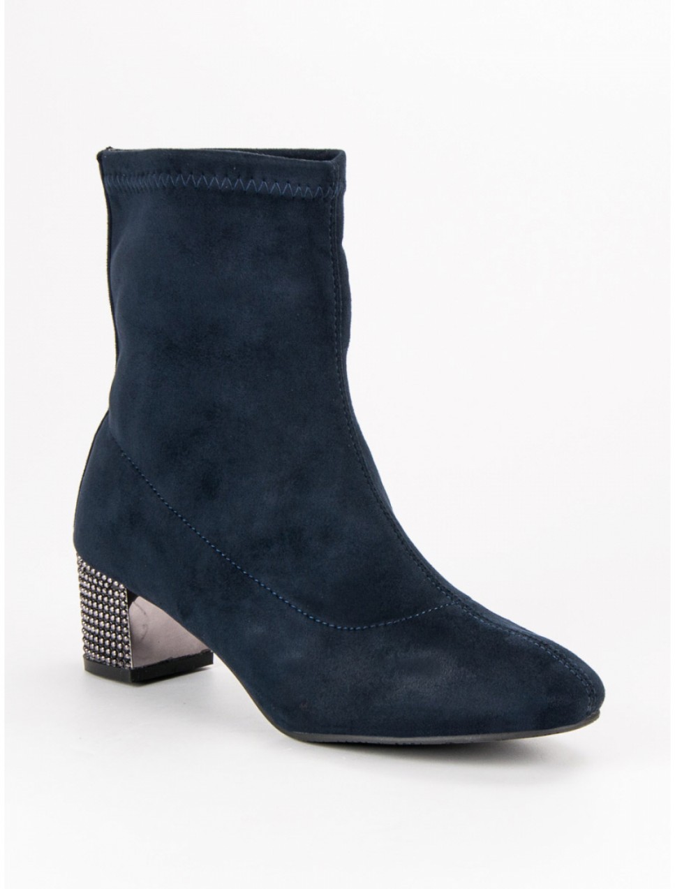 SLIP-ON DARK BLUE SHOES