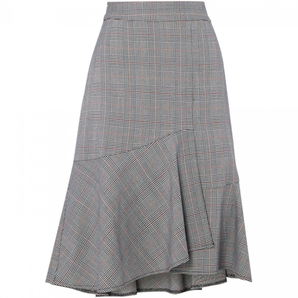 Linea Multi check skirt