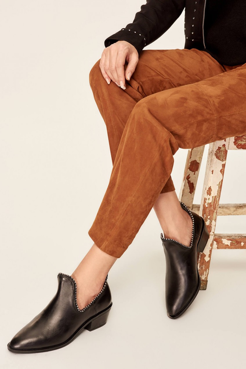 Trendyol Genuine Leather Black Women Boots