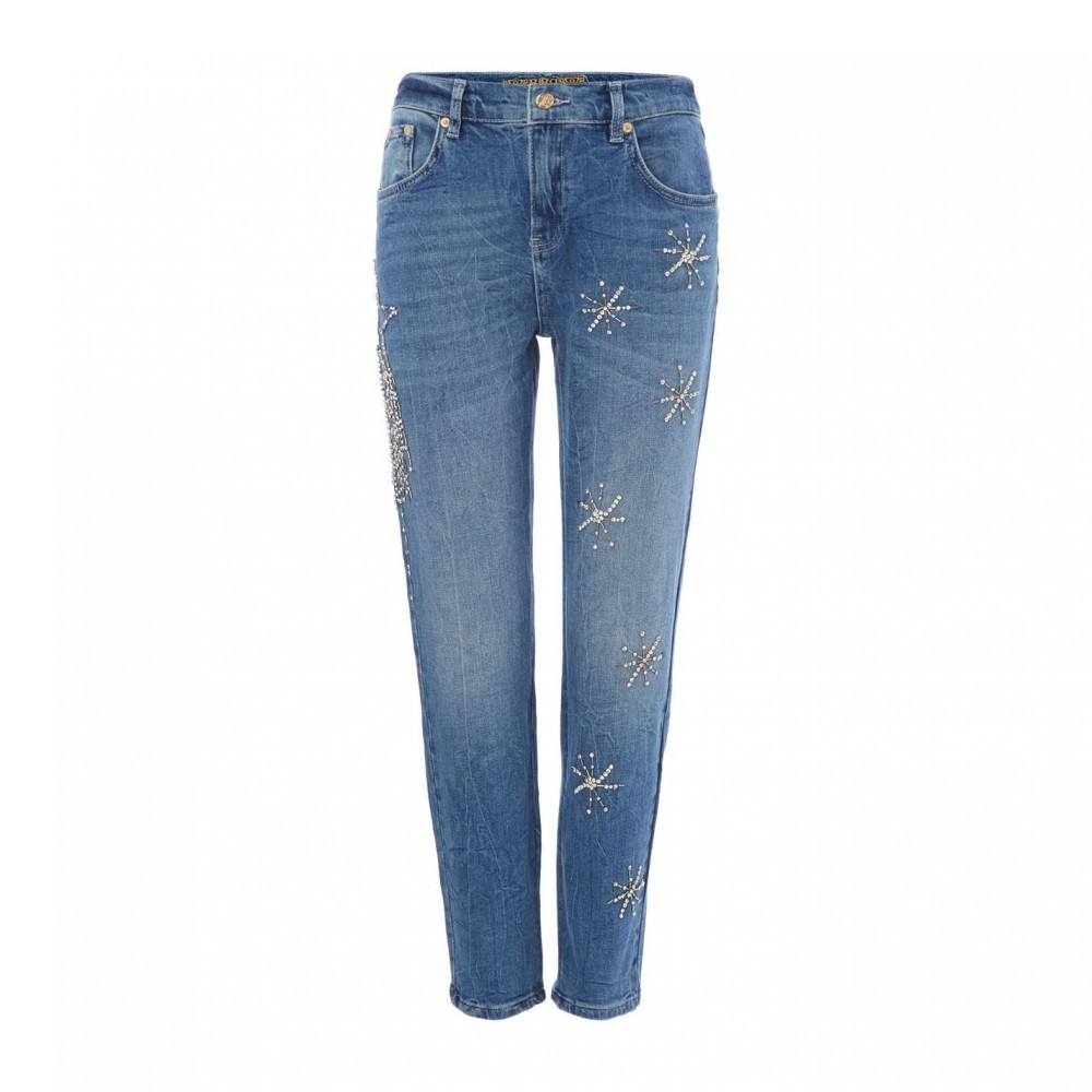 Biba Star Embroidered Jeans
