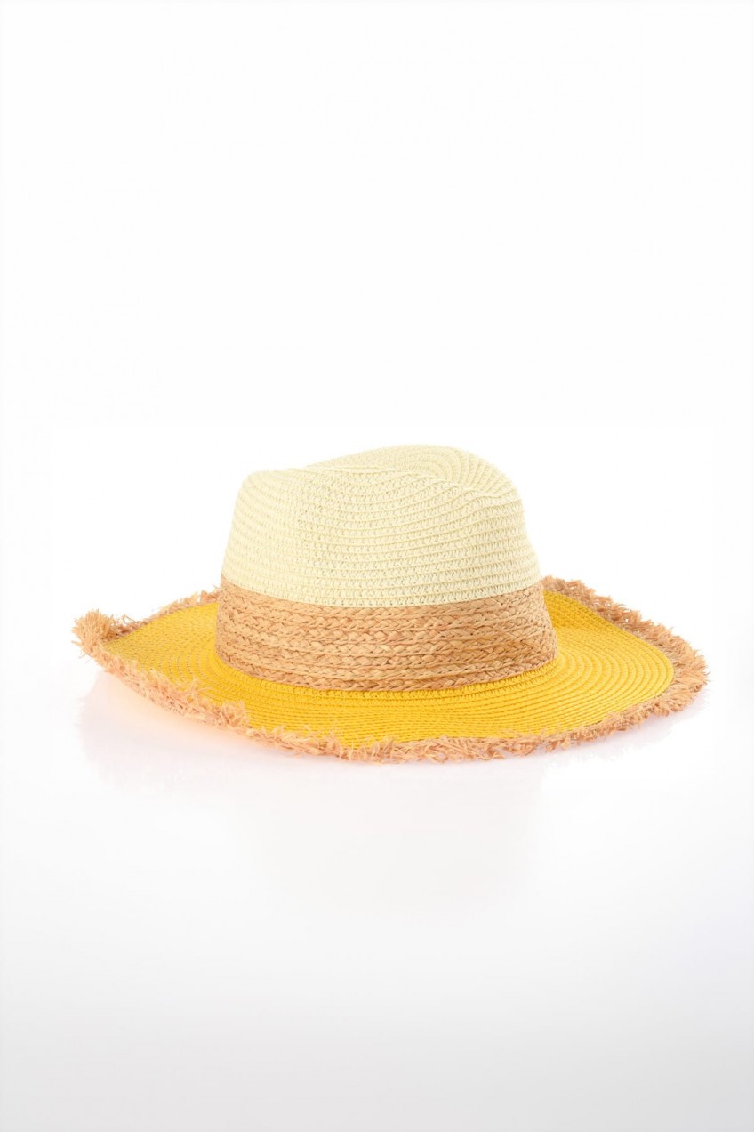 Trendyol Multi-colored Tassels Straw Beach Hats