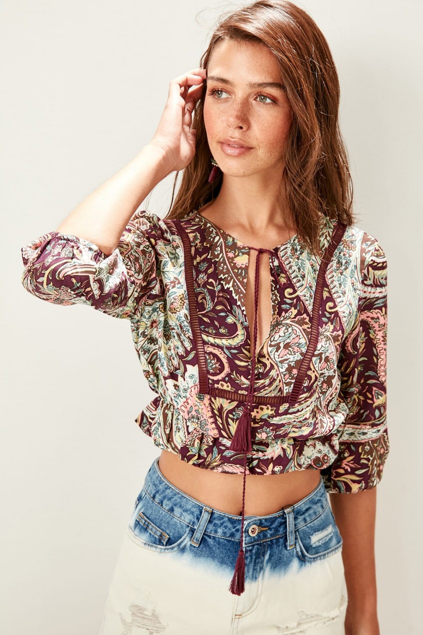 Trendyol Multicolored Patterned Blouse