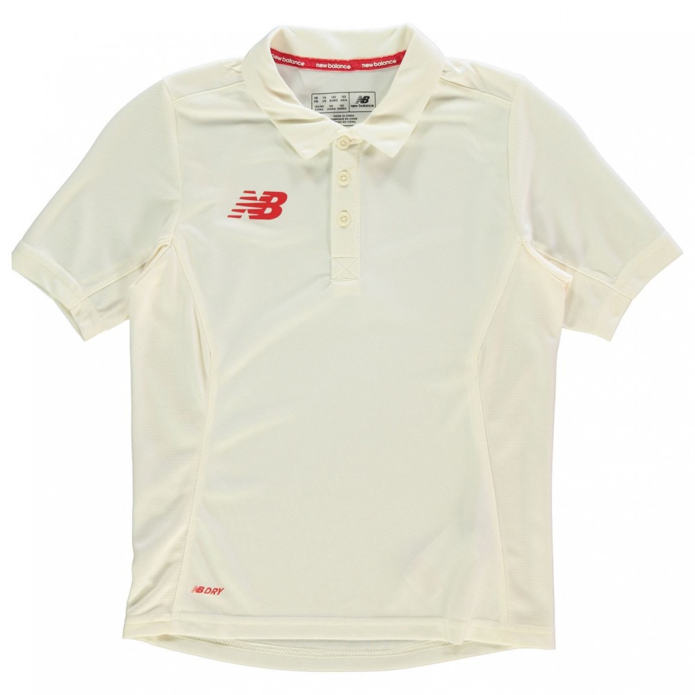 New Balance Player Short Sleeve Polo Shirt Juniors