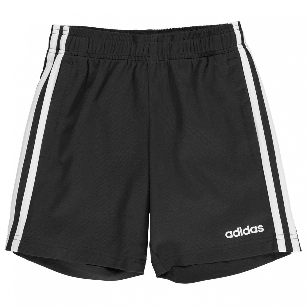 Adidas Junior Boys 3 Stripe Woven Shorts