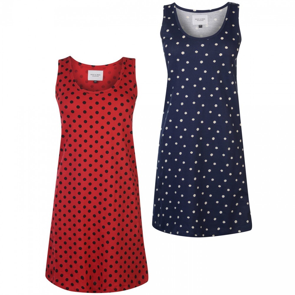 Rock and Rags Two Pack Nightdress