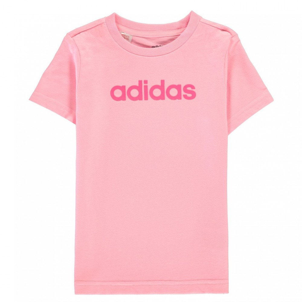 Adidas Linear T Shirt Junior Girls