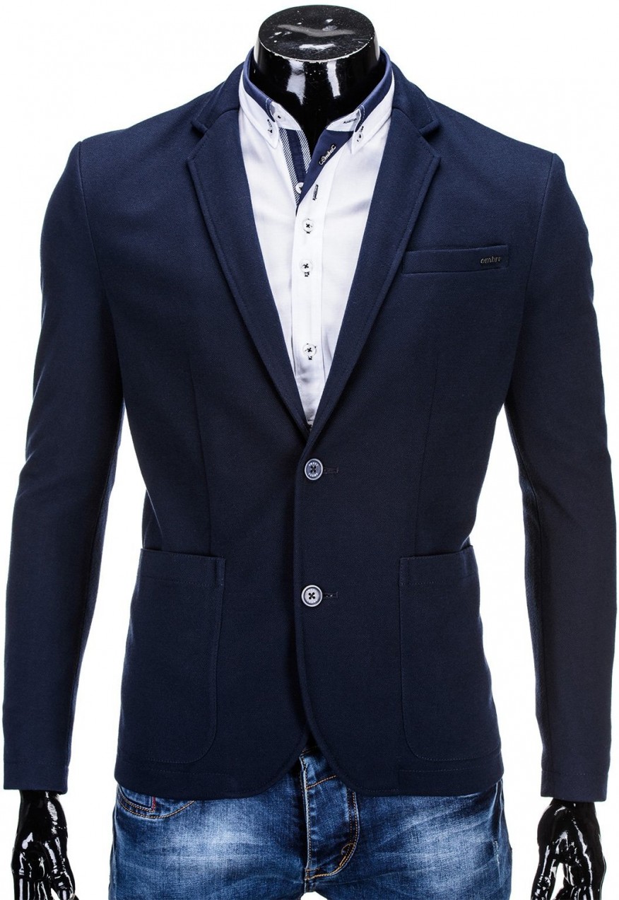 Ombre Clothing Men's casual blazer jacket M56