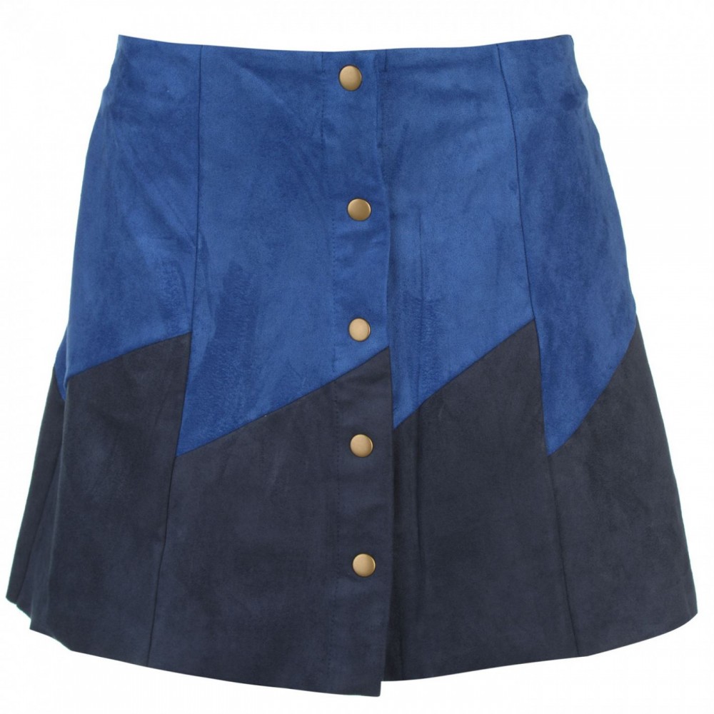 Glamorous Button Front Panel Skirt
