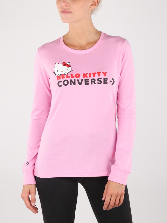 T-shirt Converse Tee Slim LS Hello Kitty