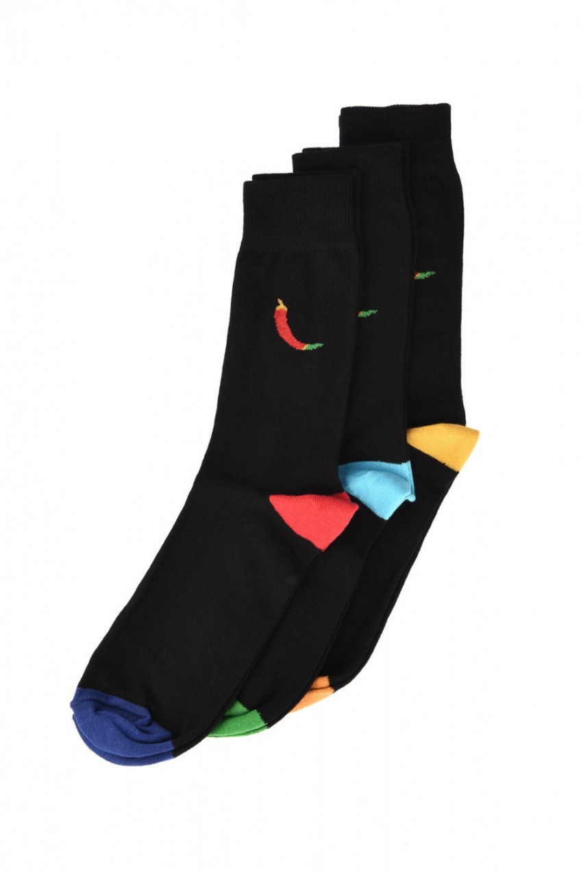 Trendyol Multi-Coloured Men's Patterned 3-Way Socks