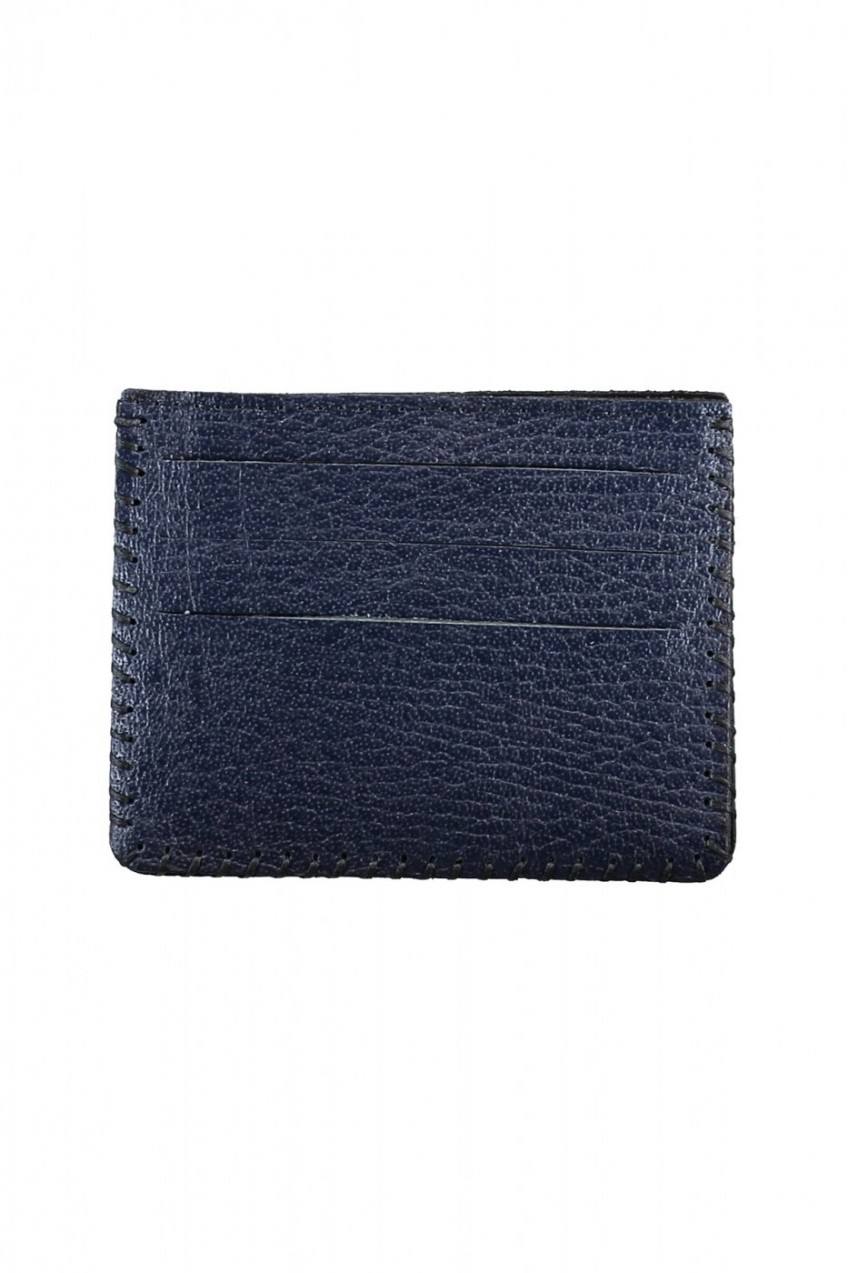 Trendyol Navy Blue Men's Genuine Leather Card Wallet