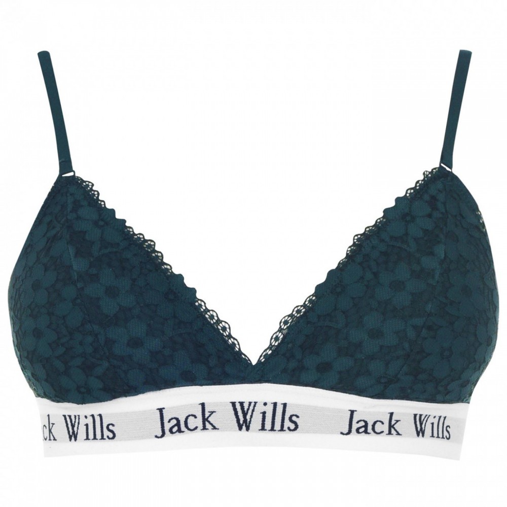 Jack Wills Granforth Lace Triangle Bralette
