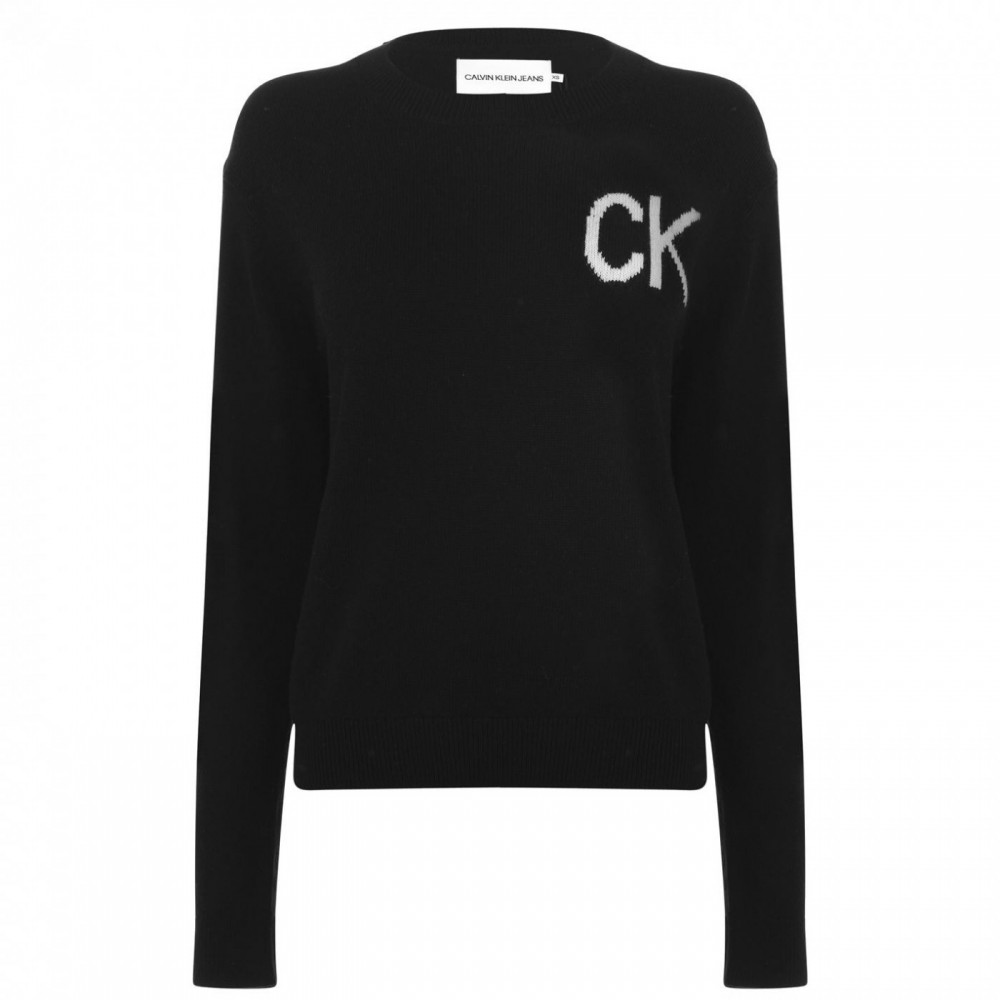Calvin Klein Jeans Knitted Logo Sweatshirt
