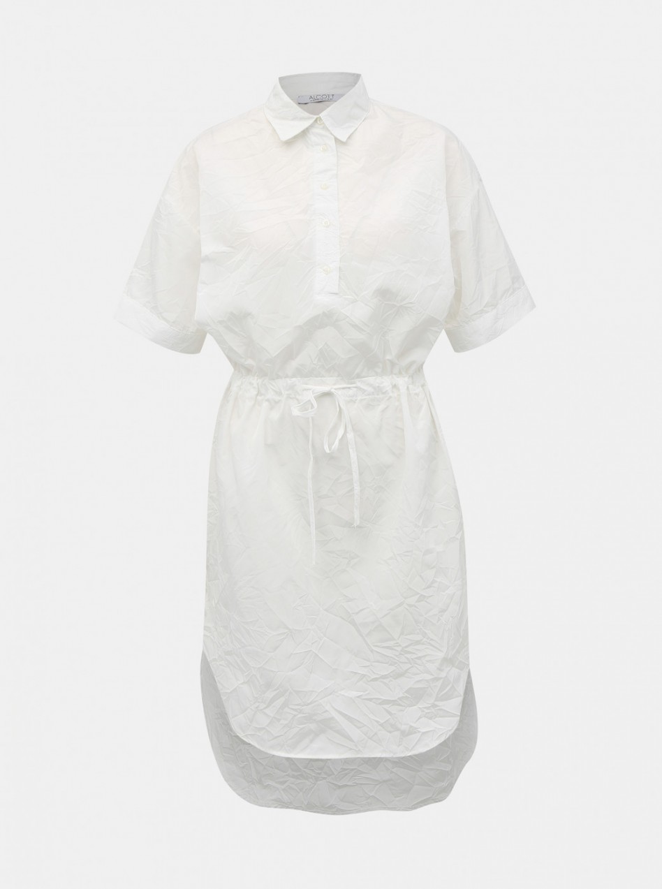 White Shirt Dress with Alcott Clinching Effect