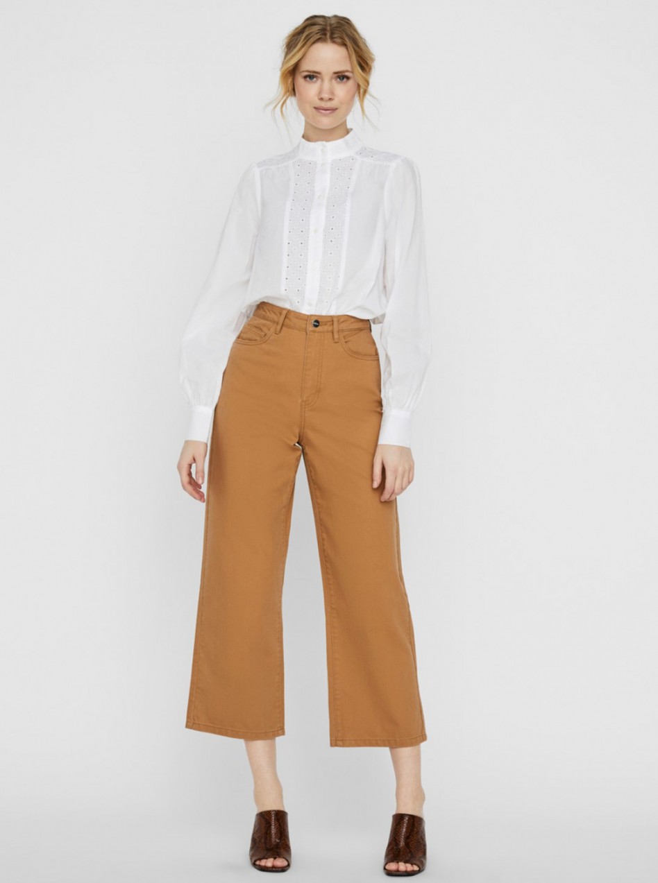 Brown Cropped Jeans AWARE by VERO MODA Kathy