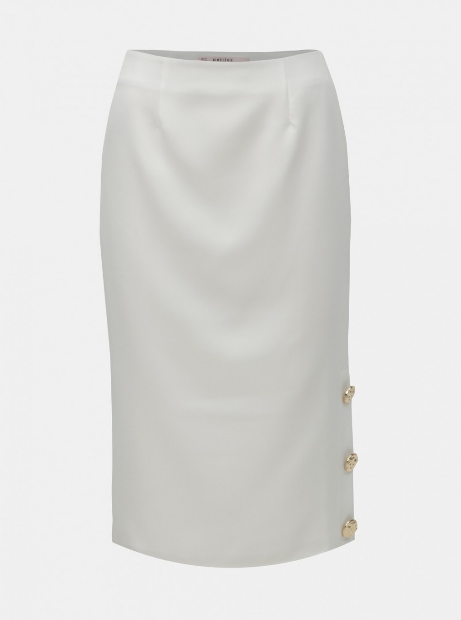Miss Selfridge Petites White Skirt
