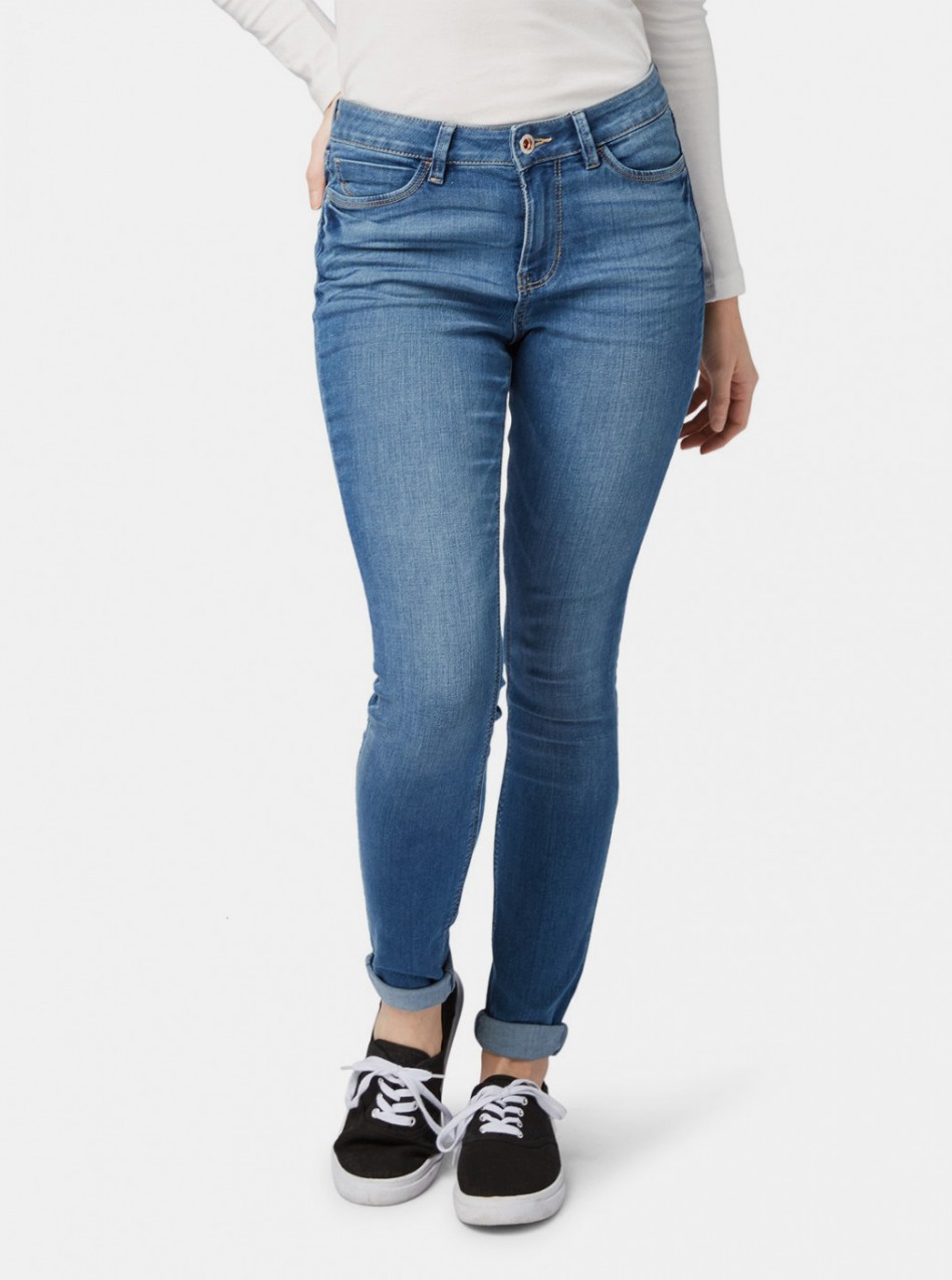 Blue Women's Extra Skinny Fit Jeans Tom Tailor Denim Nela