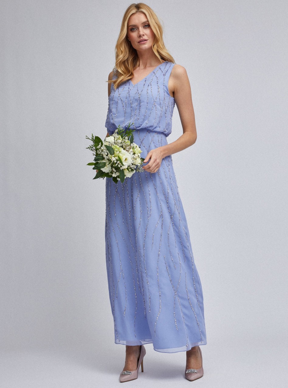 Dorothy Perkins Blue Maxi dress