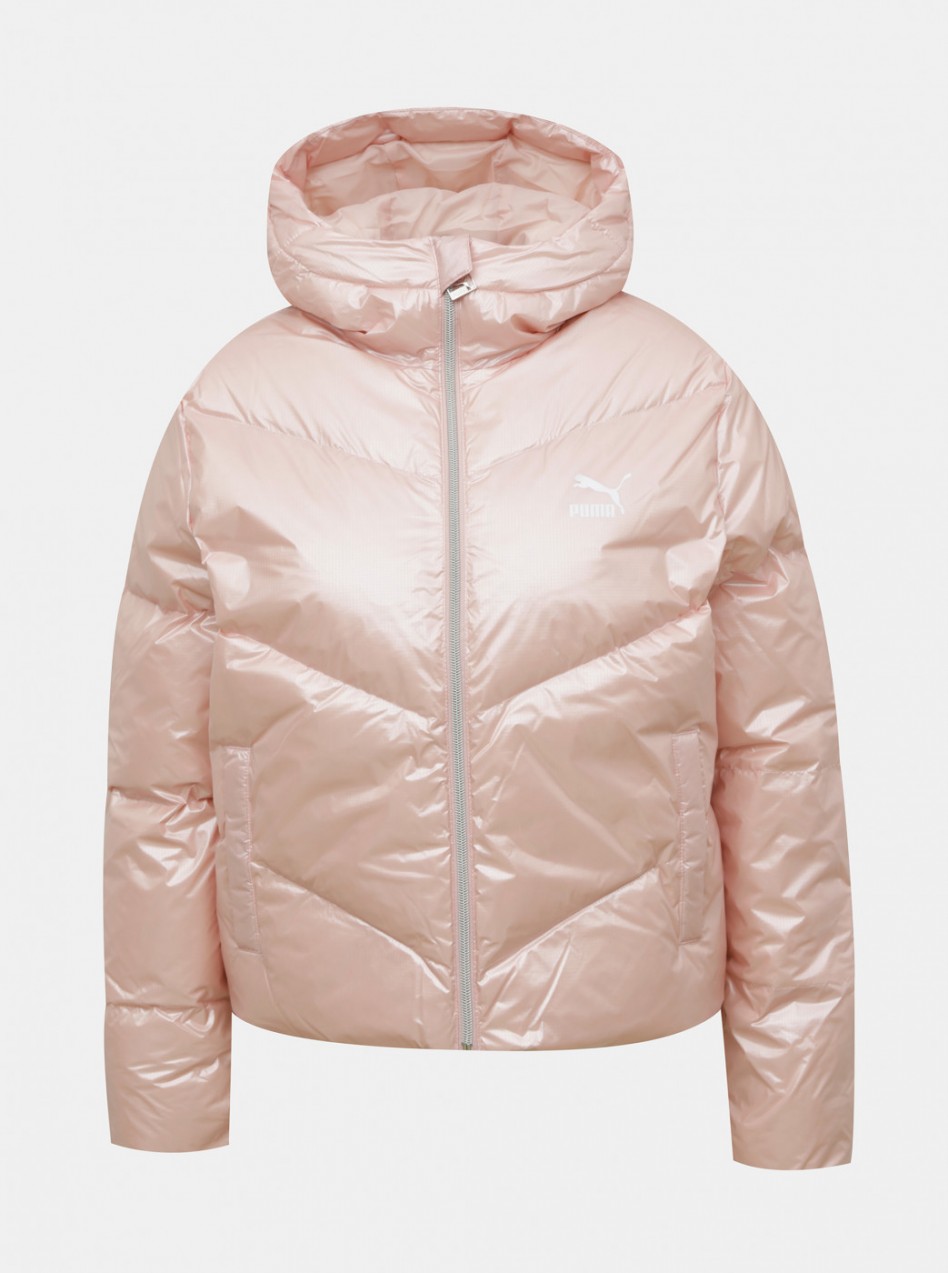 Puma Pink Women's Quilted Winter Jacket