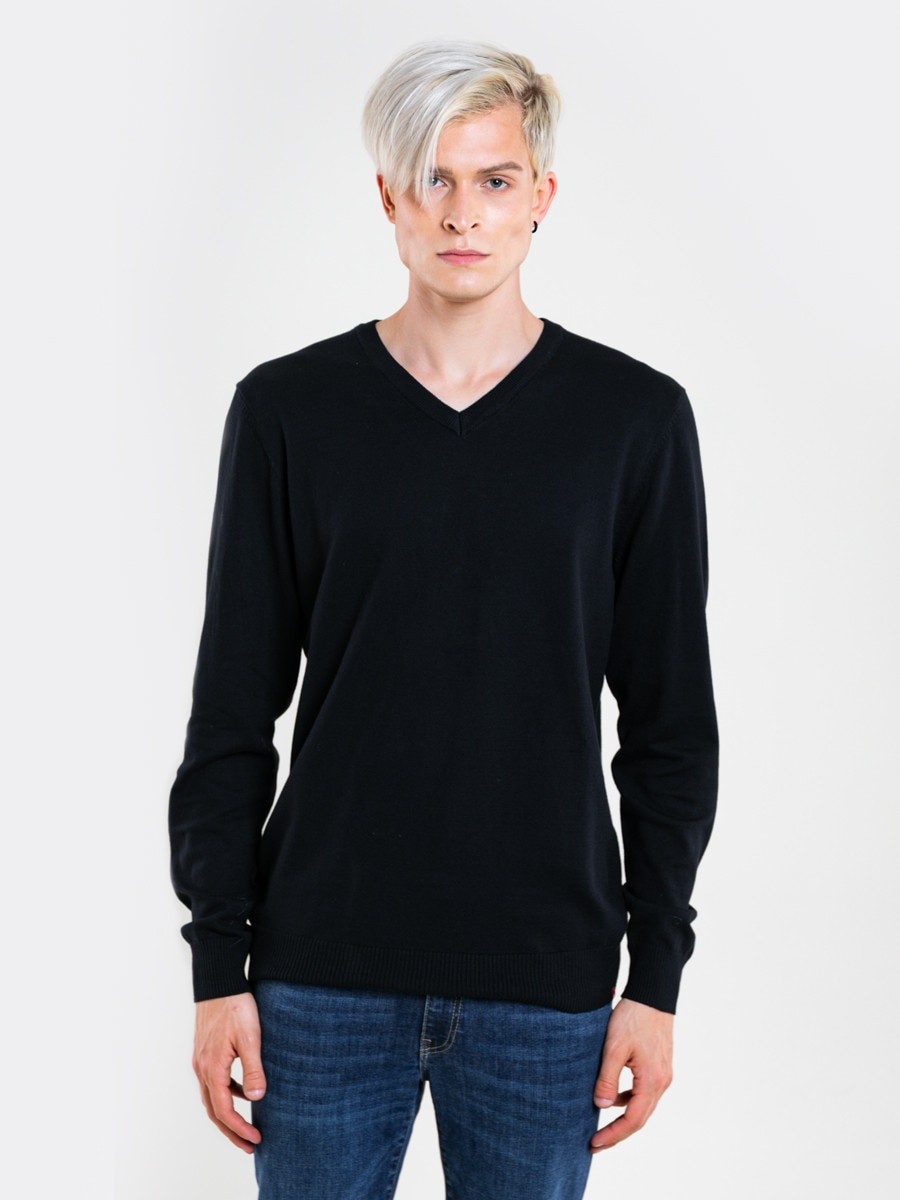 Big Star Man's V-neck Sweater 161944 -900